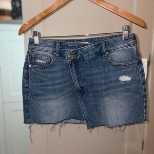 PacSun Distressed Denim Mini Skirt